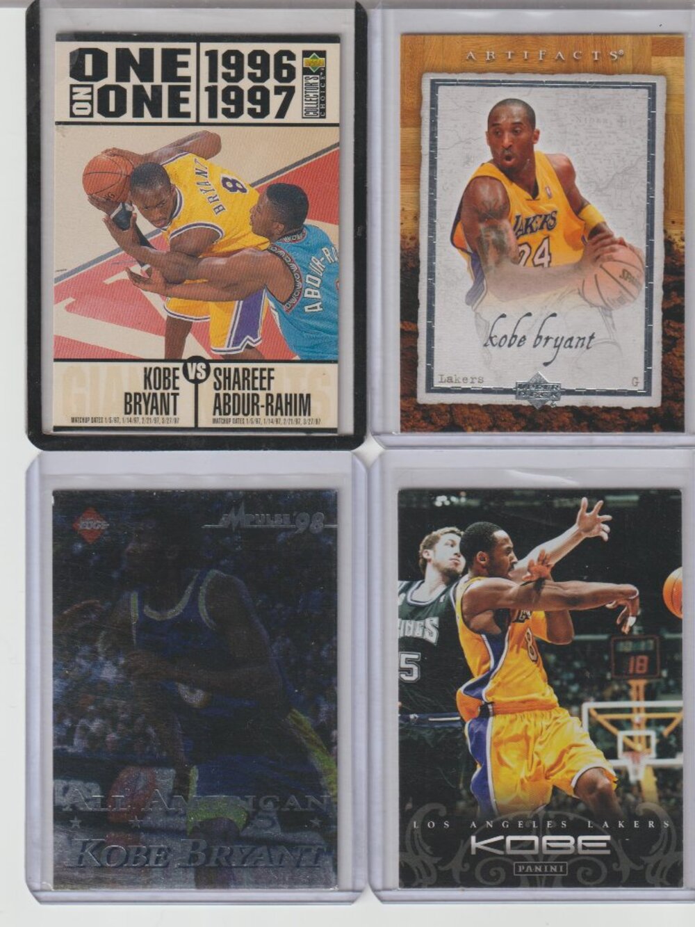 Kobe Bryant 4 Card Set — Lakers/Black Mamba Magic #14